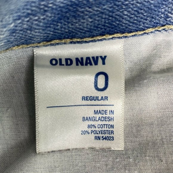 Old Navy Diva Juniors Teen 0 Light Blue Distressed Cutoff Denim Jean Shorts - Picture 7 of 9